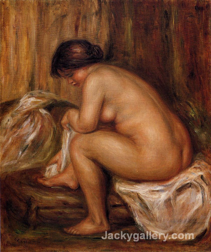 After Bathing by Pierre Auguste Renoir paintings reproduction